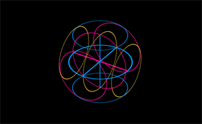 CSS3 3D伸缩线条球体动画特效